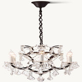 19TH C. Crystal Outdoor Chandelier 18” - thebelacan