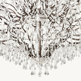 19TH C. Crystal Outdoor Chandelier 101” - thebelacan