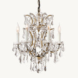 19TH C. Crystal Outdoor Chandelier 18” - thebelacan