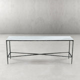 Thaddeus Rectangle Marble Console Table - thebelacan