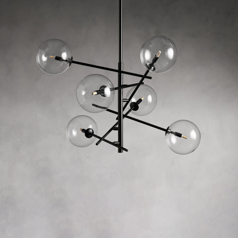 Modern Apolo Glass Ball Chandelier - thebelacan