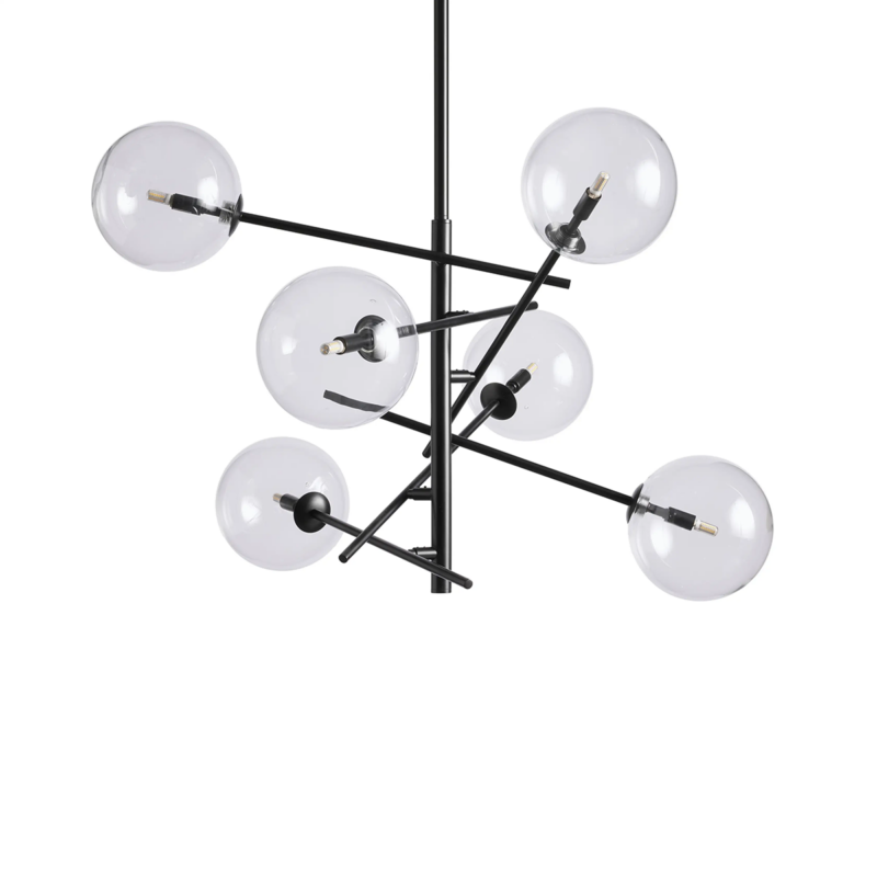 Modern Apolo Glass Ball Chandelier - thebelacan