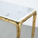 Thaddeus Rectangle Marble Console Table - thebelacan