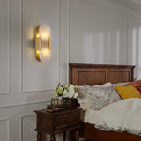 Modern Oval Shaped Alabaster Wall Sconces 13.8" 19.7"H