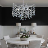 Modern Ice Eye Crystal Tree Branch Round Chandelier 30" 40" 48" - thebelacan