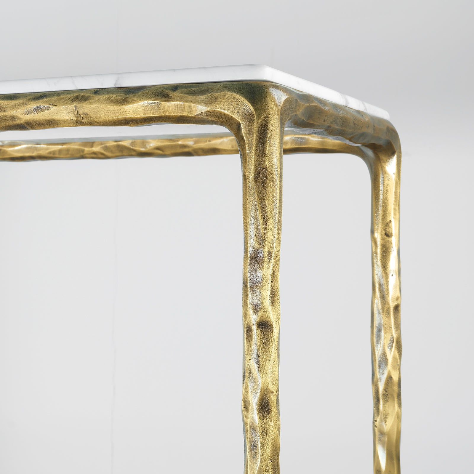 Thaddeus Rectangle Marble Console Table - thebelacan