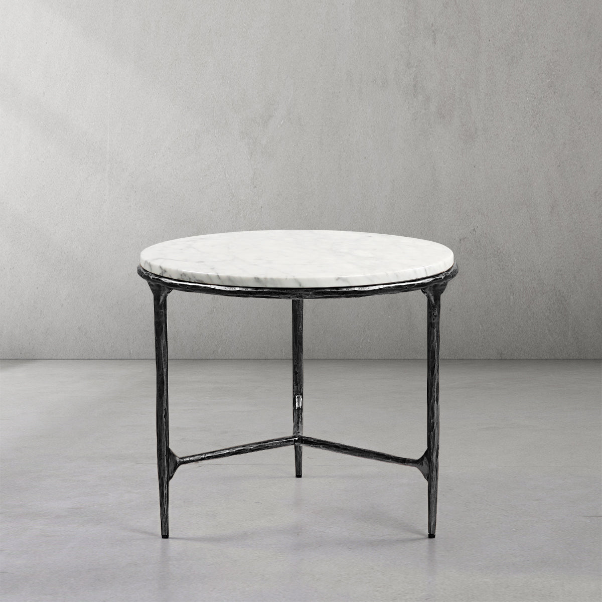 Thaddeus Marble Round Side Table - thebelacan