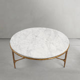 Thaddeus Marble Round Coffee Table - thebelacan