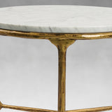 Thaddeus Marble Round Side Table - thebelacan