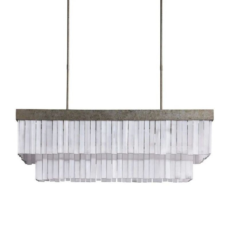 Adam Large Rectangular Chandelier - thebelacan