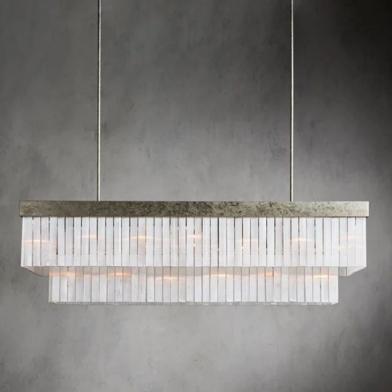 Adam Large Rectangular Chandelier - thebelacan