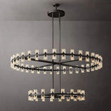 Aka Wine-glass Round 2-Tier Chandelier 60" - thebelacan