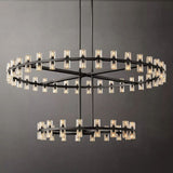 Aka Wine-glass Round 2-Tier Chandelier 60" - thebelacan