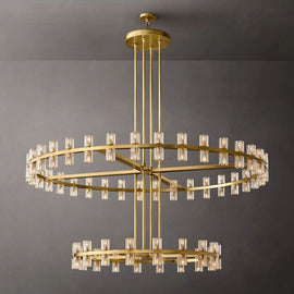 Aka Wine-glass Round 2-Tier Chandelier 60" - thebelacan