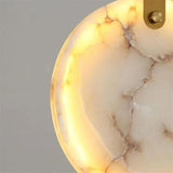 Alabaster Long Foyer Staircase Pendant Light 59'' 79'' 98'' 138''H