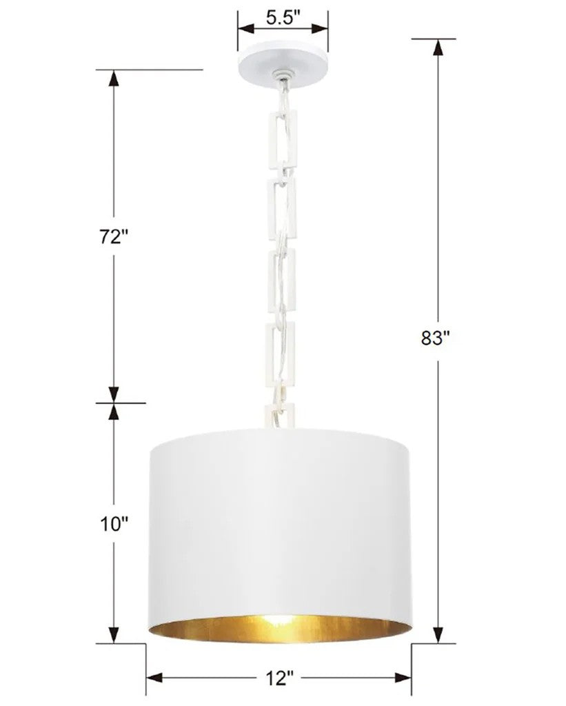 Alston 1 Light 12" Mini Pendant - thebelacan