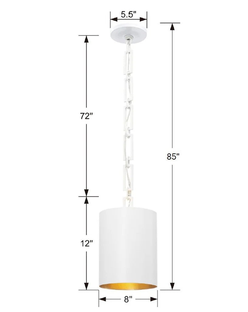 Alston 1 Light 8" Mini Pendant - thebelacan