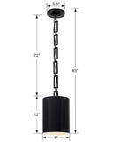 Alston 1 Light 8" Mini Pendant - thebelacan