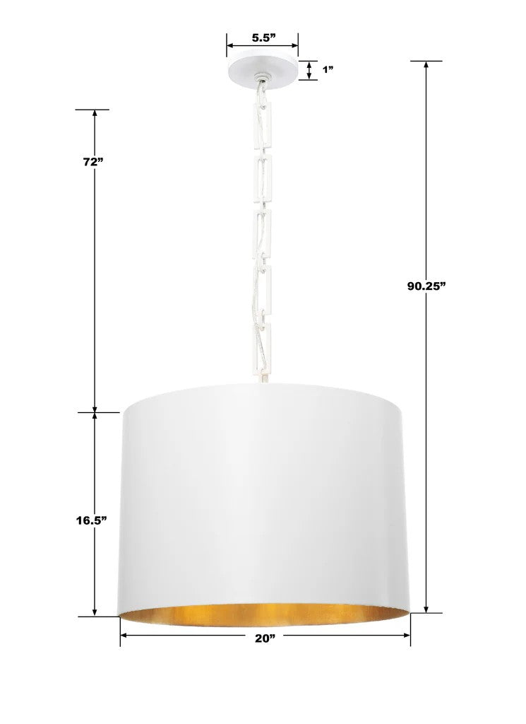 Alston 6 Light 20" Chandelier - thebelacan