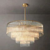 Amadeo Round Glass Chandelier 40" - thebelacan