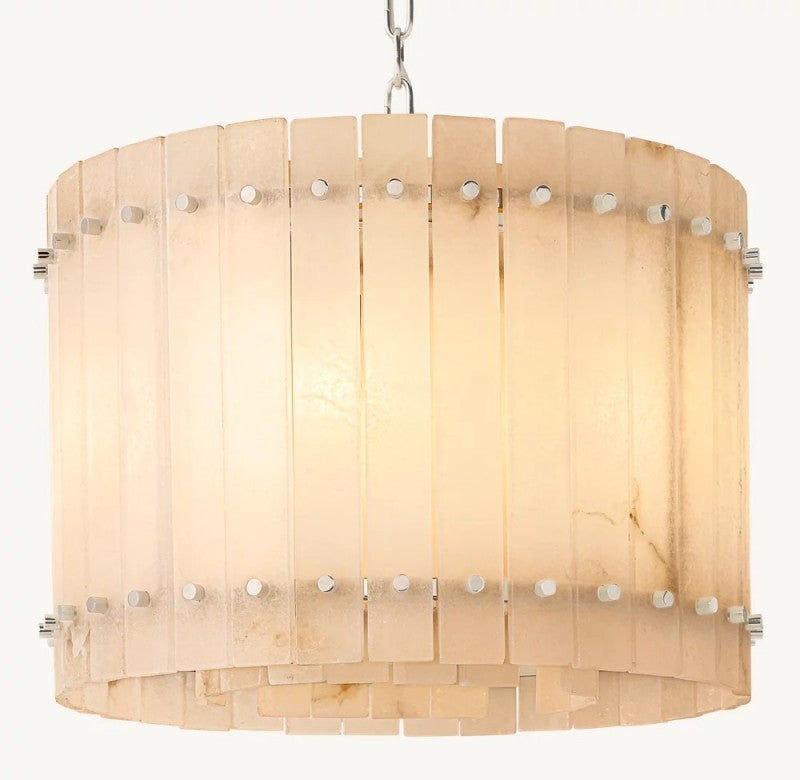 San Marco Alabaster Round Chandelier - thebelacan