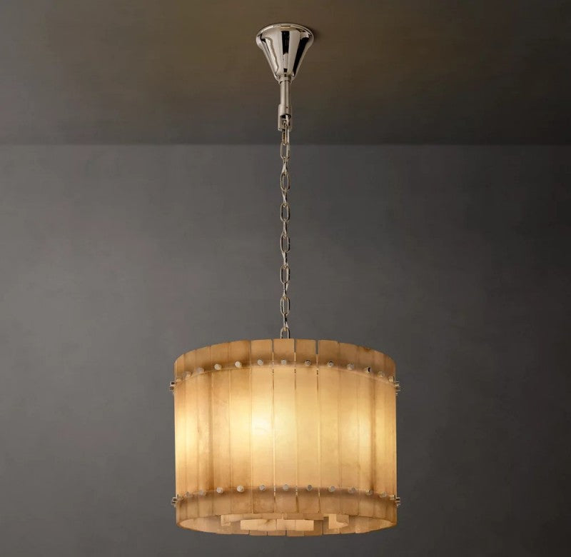 San Marco Alabaster Round Chandelier - thebelacan