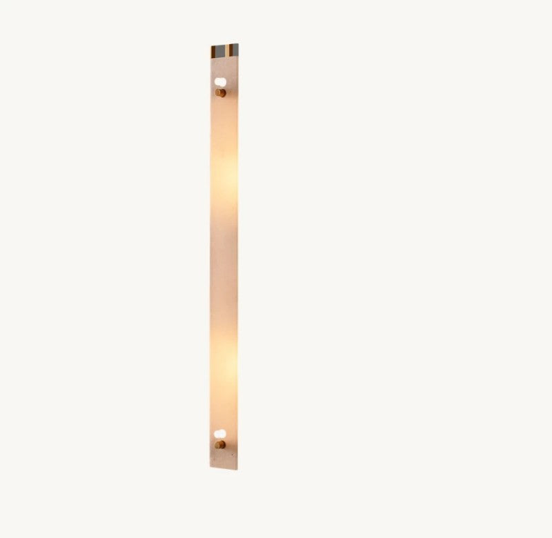 San Marco Alabaster Rectangular Wall Sconce - thebelacan