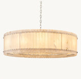 San Marco Alabaster Round Chandelier - thebelacan