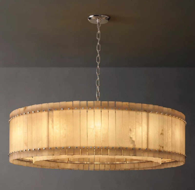 San Marco Alabaster Round Chandelier - thebelacan