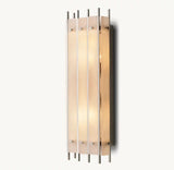 San Marco Alabaster Rectangular Wall Sconce - thebelacan