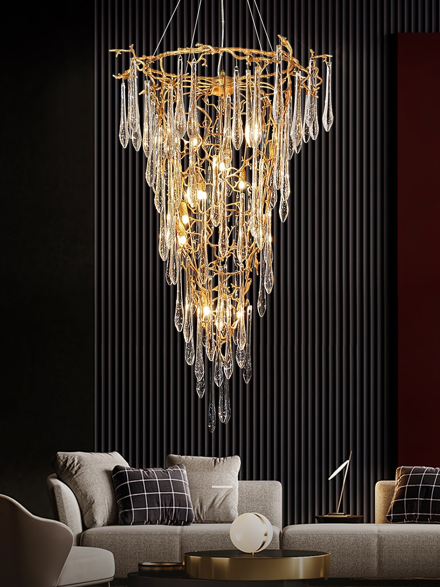 Aqua Parable Chandeliers - thebelacan