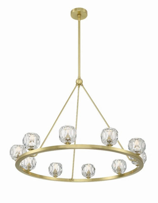 Aragon 10 Light Chandelier Glass - thebelacan