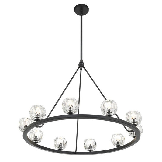 Aragon 10 Light Chandelier Glass - thebelacan