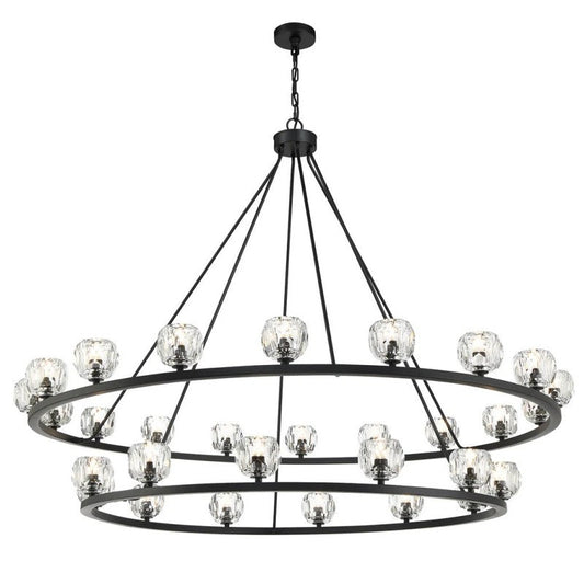 Aragon 30 Light Chandelier Glass - thebelacan