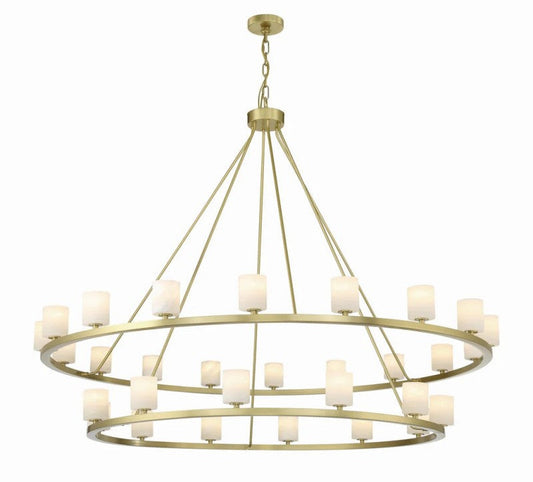 Aragon 30 Light Chandelier Alabaster - thebelacan