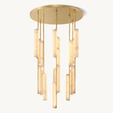 Audubos Alabaster Round Chandelier 40" - thebelacan