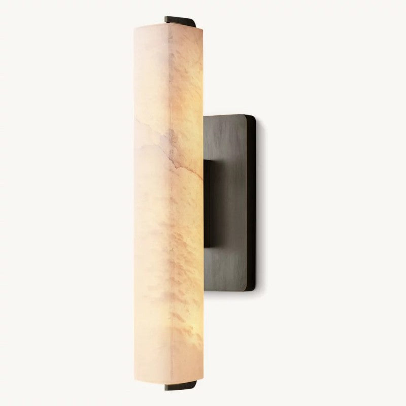 Audubos Alabaster Single Sconce - thebelacan