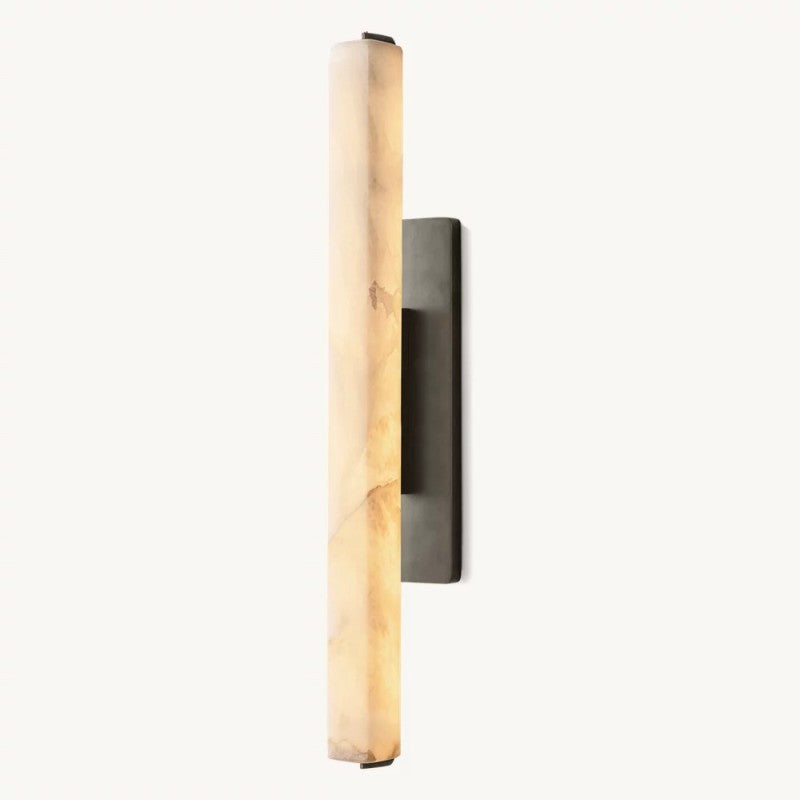 Audubos Alabaster Single Sconce - thebelacan