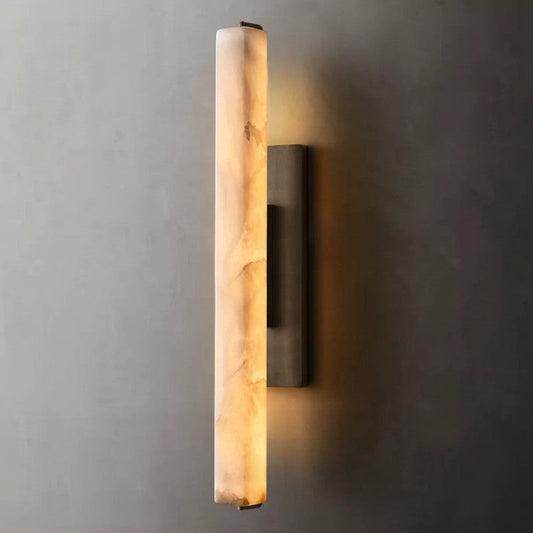 Audubos Alabaster Single Sconce - thebelacan