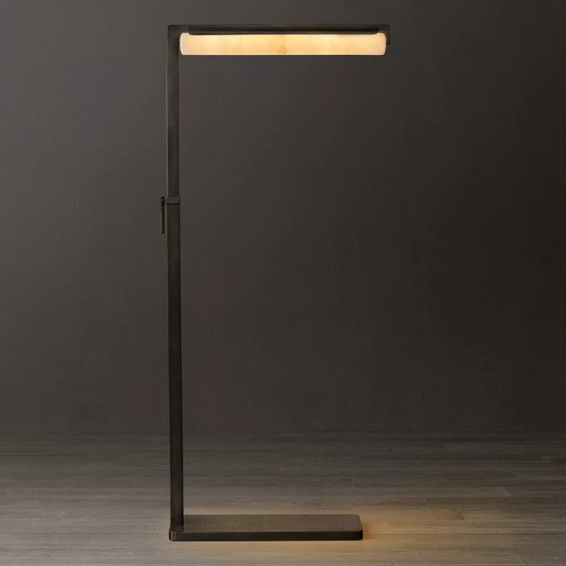 Audubos Alabaster Task Floor Lamp - thebelacan