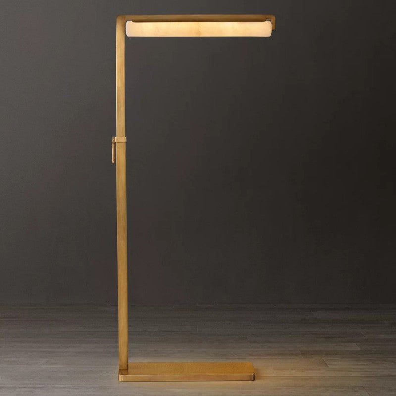 Audubos Alabaster Task Floor Lamp - thebelacan