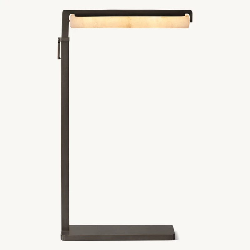 Audubos Alabaster Task Floor Lamp - thebelacan