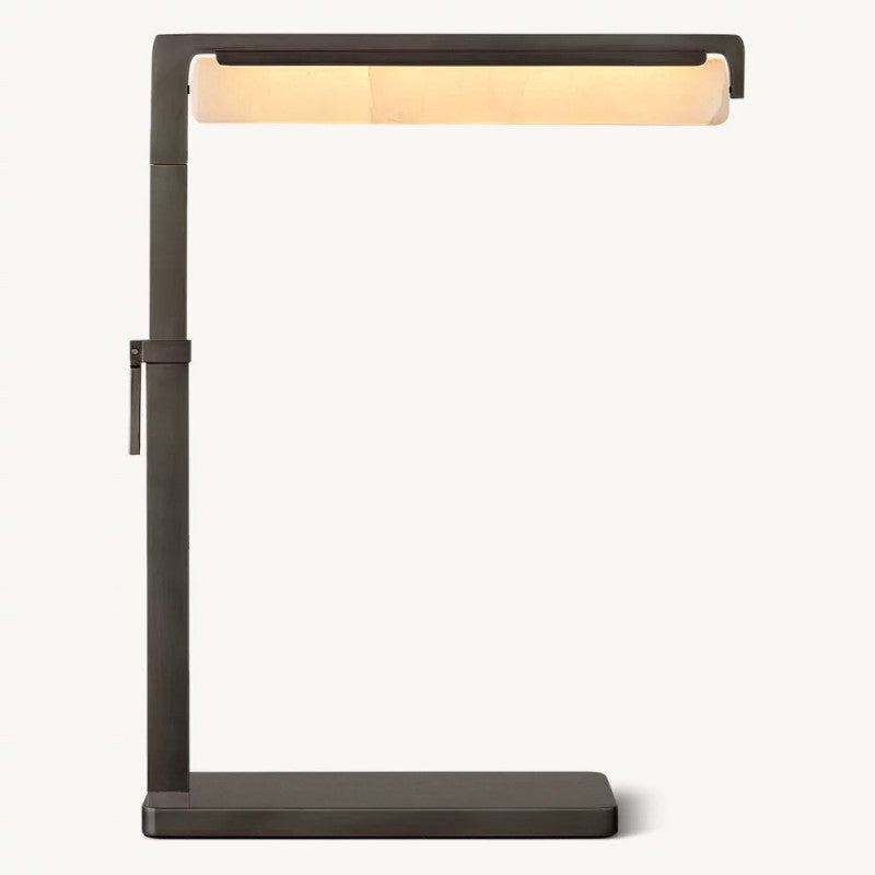 Audubos Alabaster Task Table Lamp - thebelacan