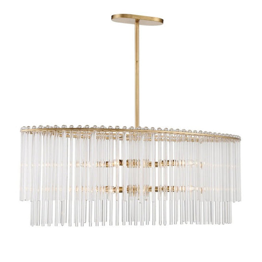 Bleecker 8 Light 36" Chandelier - thebelacan