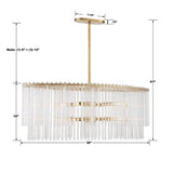 Bleecker 8 Light 36" Chandelier - thebelacan