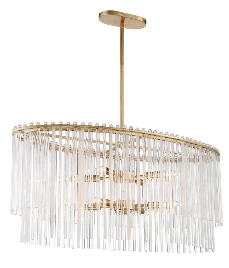 Bleecker 8 Light 36" Chandelier - thebelacan