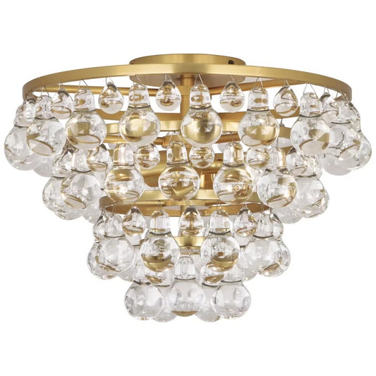 Robert Abbey Bling Round Flushmount 2-Light - thebelacan