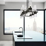 Bria Art Rectangle Chandelier - thebelacan