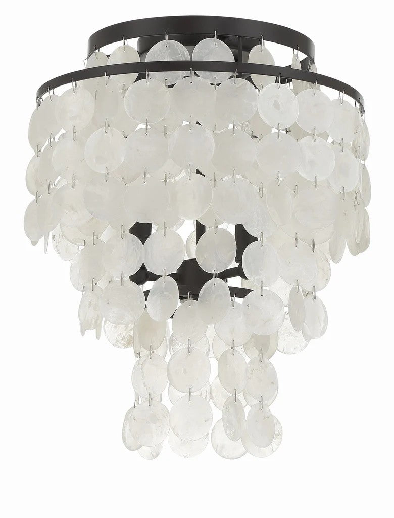 Brielle 3 Light 13" Flush Mount - thebelacan