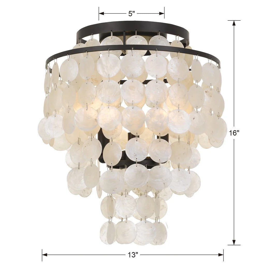 Brielle 3 Light 13" Flush Mount - thebelacan